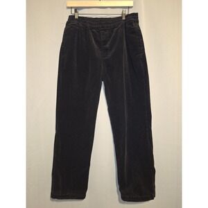 DGK Dirty Ghetto Kids Men's Large Black Corduroy Pants Rose Embroidered Skate